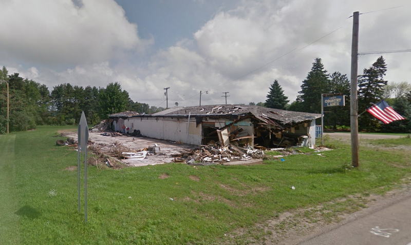 Country Lanes - 2012 Street View - Demolition Starting (newer photo)